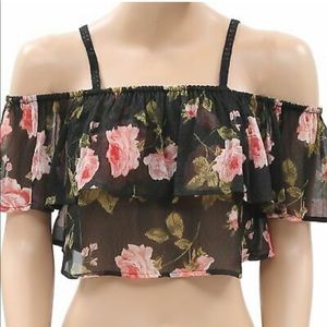 Urban Outfitters Floral Crop Top